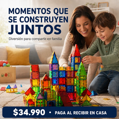 "MagicBlocks - Bloques Magnéticos que Brillan"