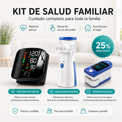 ¿Y si pudieras cuidar la salud de toda tu familia sin salir de casa? 🏠❤️+ Envió Gratis🚚🏠