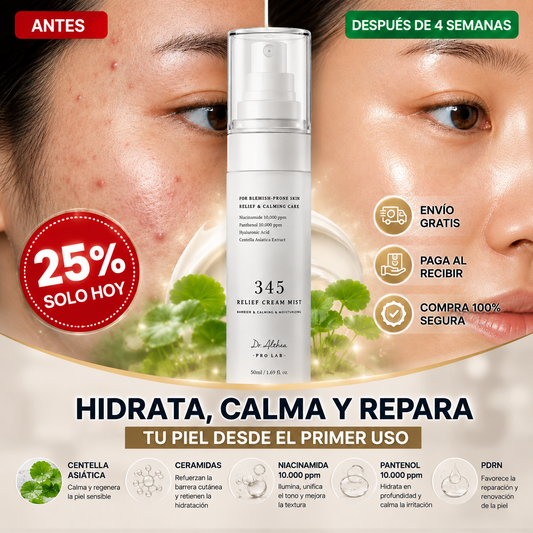 345 Relief Cream | Hidratación y Cuidado de la Barrera